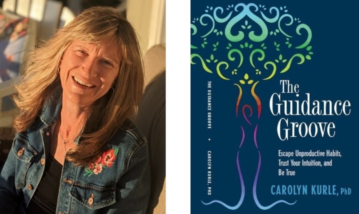 Carolyn Kurle and book cover